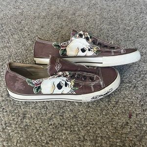 Ed Hardy Designer Low top shoe